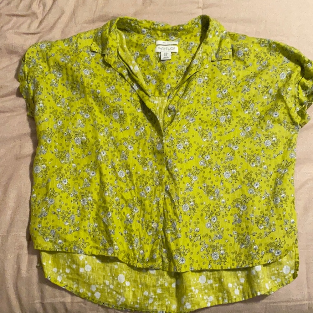 Top from Rachel Zoe. 100% linen